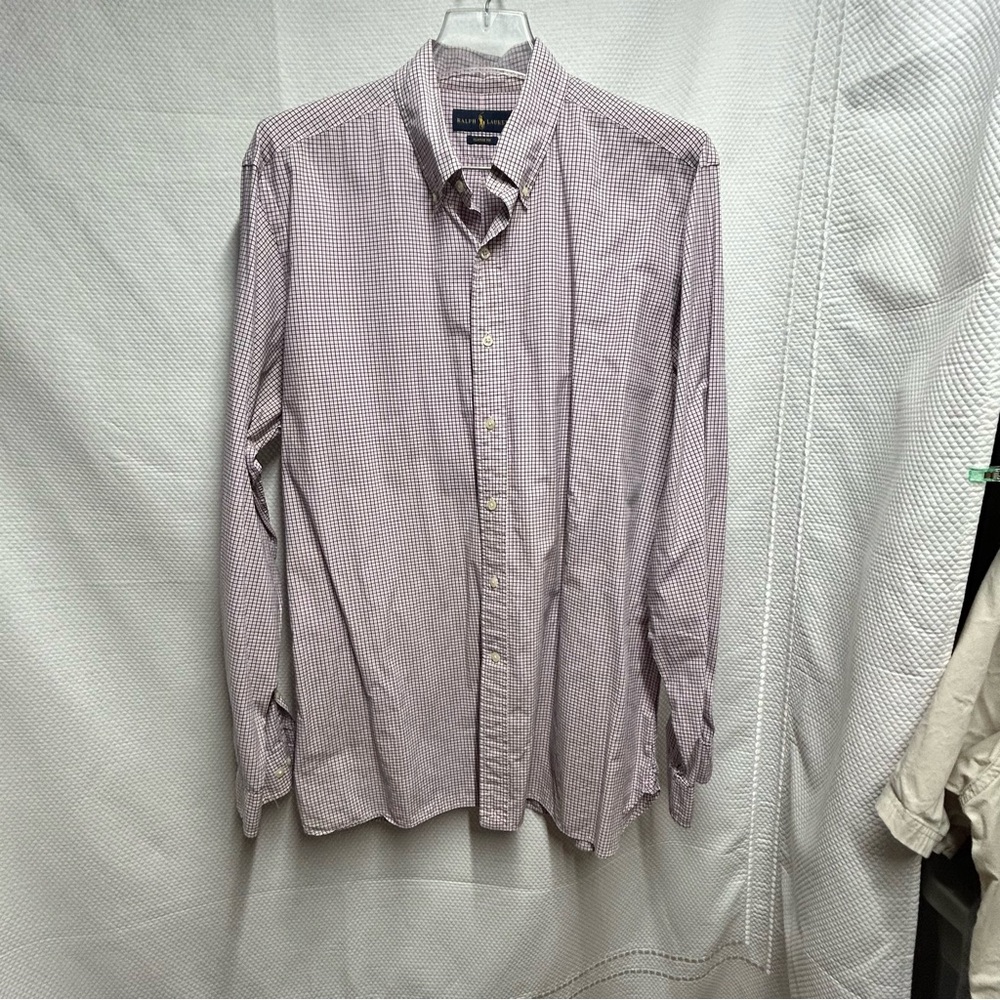 Ralph Lauren Purple Casual Button Down Shirt